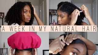 HOW MY CURLS LAST ALL WEEK | Super Simple WEEK In My Natural Hair!