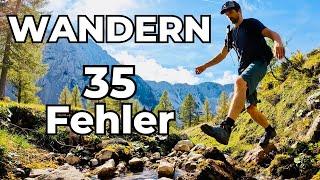 Fehler beim WANDERN (und wie du sie vermeiden kannst)