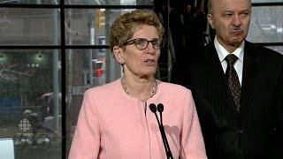 Premier Kathleen Wynne responds to Toronto Police Association criticism