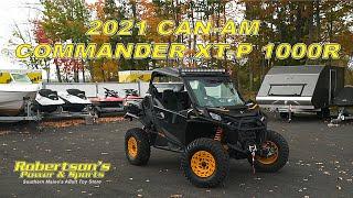 Walk around of the 2021 CAN-AM COMMANDER XT-P 1000R  features and accessories!