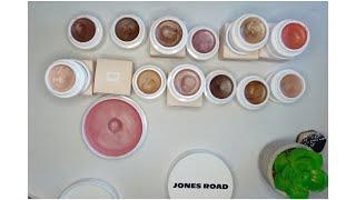 SWATCHING ALL 13 SHADES OF JONES ROAD MIRACLE BALM #makeupswatches