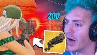 Ninja Couldn't Believe His Eyes After Seeing The NEW Laser Gun In Fortnite!