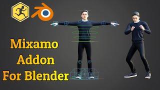 Create Rigged And Animated 3D Character With Mixamo | Blender Addon