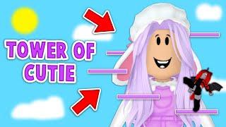 Playing Tower Of CUTIE! *SUPER HARD* (Roblox)