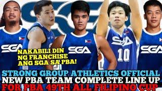 STRONG GROUP ATHLETICS OFFICIAL NEW PBA TEAM COMPLETE LINE UP FOR PBA 49TH ALL FILIPINO CUP