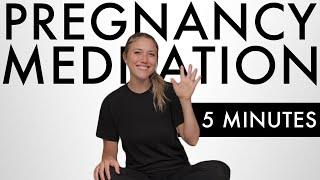 5 MINUTE MEDITATION FOR PREGNANCY | Pregnancy Affirmations
