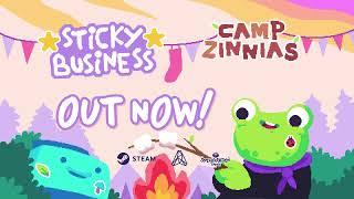 Sticky Business: Camp Zinnias - Release Trailer (ASMR)