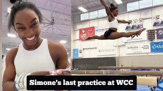 Simone Biles's LAST practice at WCC before going the Paris Olympics - July 15th 2024