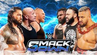 Roman Reigns The Rock & Brock Lesnar vs Jacob Fatu Solo Sikoa & Bronson Reed | Tag Team On Smackdown