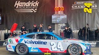 4K William Byron's Pit Crew & Hendrick Motorsports Practicing For The 2024 Nascar Championship Race