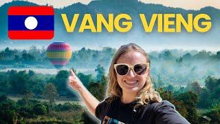 This Little Town in Laos Surprised Us| Exploring Vang Vieng (ULTIMATE adventure experiences) 2024