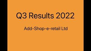 Add-Shop-e-retail ltd Q3 results 24th Jan 2022 | Invest Eazy | Stock Market