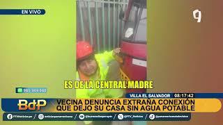 Vecina denuncia extraña conexión que deja su casa sin agua potable en VES