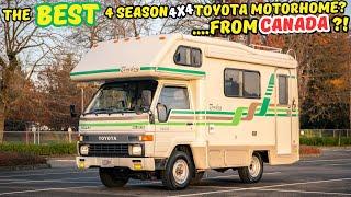 The ULTIMATE 4 Season Toyota 4x4 JDM Motorhome from... Canada? Toyota Hiace Tomboy BIgfoot Camper