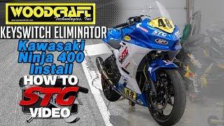 Kawasaki Ninja 400 Woodcraft Key-switch Eliminator Install | Sportbike Track Gear