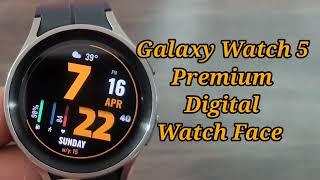 Galaxy Watch 5 Top Digital Watch Face Of The Day