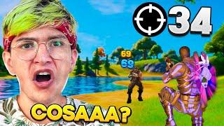 SKIN RARA fa 34 KILL nel PROVINO per il MIO TEAM E... Fortnite ITA