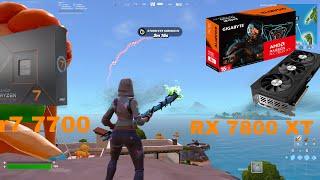 Fortnite Chapter 2 Remix - RX 7800 XT, Ryzen 7 7700 : Ranked Solos 1080p Performance Mode