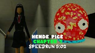 Roblox HENDE PIGE Chapter 1 Speedrun 5:02 Solo