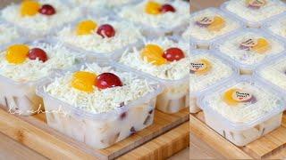 IDE JUALAN Laris Manis Di Cuaca Panas | SALAD BUAH CREAMY TIDAK GAMPANG BERAIR | ENAK BANGET