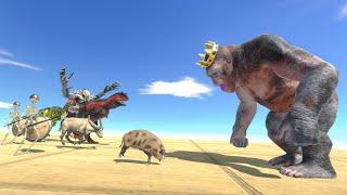 Neighbors Revolt against King Goro - Animal Revolt Battle Simulator