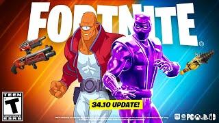 FORTNITE 34.10 UPDATE is NOW LIVE!