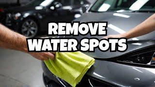 HOW TO: remove water spots from paint, with Garage Therapy IG712