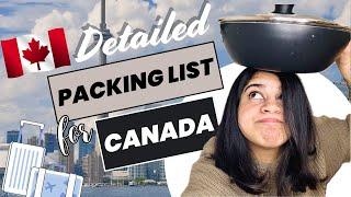 Packing list for Canada || Tips and Tricks || Detailed video - 2024