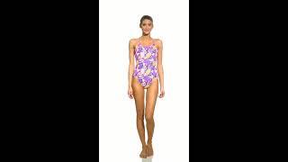 Funkita Women's Bee Bop Diamond Back One Piece Swimsuit | SwimOutlet.com