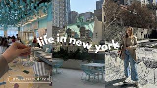 nyc vlog | shopping on 5th ave, MoMA visit, drinks at Tiffany’s | sunny day in Soho & spring haul