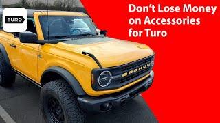 Don't Lose Money on Accessories for Turo