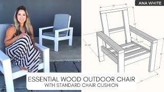 Essential Outdoor Chair Frame with FREE PLANS