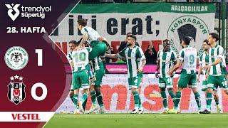 Vestel | Konyaspor (1-0) Beşiktaş - Highlights/Özet | Trendyol Süper Lig - 2024/25