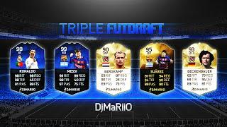 TRIPLE FUT DRAFT + FINAL CON CABREOS Y RECOMPENSA SANA !! FIFA 16 | DjMaRiiO