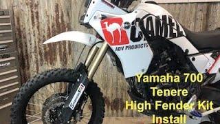 700 Tenere High Fender Kit Install