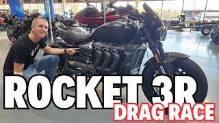 I Took My Triumph Rocket 3 to the Dragstrip!