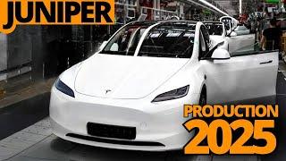 Elon Musk LEAKED New Tesla Model Y Juniper 2025 And Begins Mass Production Of The New Model