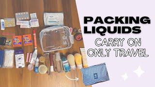 How to Pack Travel Toiletries For Carry-On Only Travel | What’s In My Bag | Minimalist Travel