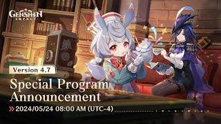 Live Special Program 4.7 !!! Semoga ada kabar baik buat patch 4.7 - Genshin Impact Indonesia