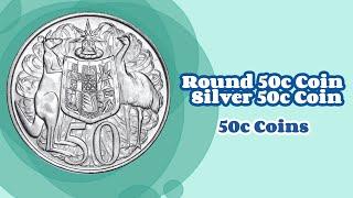 Round 50c Coin - Silver 50c Coin (50c Coins)