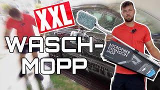 Neu ! MICROFIBER EXTENSION MOP Lösung für Jedermann beim AUTO-WASCHEN |Waschbürste für große Autos