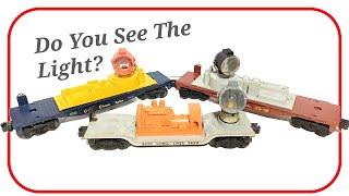 Lionel Searchlight Cars - 9 Decades Of Illumination!