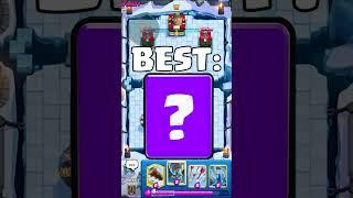 BEST CARD FOR EACH RARITY IN CLASH ROYALE! #clashroyale #shorts