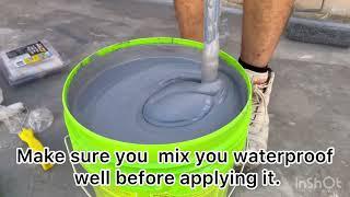 How to waterproof terraces or balcony/ beginners guide. Waterproofing tutorials/waterproof from A-Z