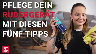 Wie pflege ich mein Rudergerät - 5 Tipps | Fitshop