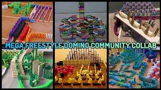 Mega Freestyle Domino Community Collab (With 8 builders!)(Christmas Special)