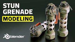 Blender Stun Grenade Modeling Made Easy