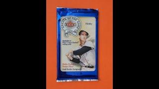 22 YEAR OLD 2001 FLEER GREATS OF THE GAME BASEBALL PACK RIP!  Paiging Johnny Buck!