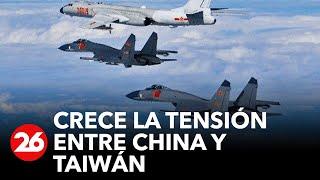 Crece la tensión entre China y Taiwán
