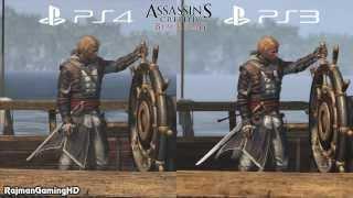 Assassin's Creed IV Black Flag - PS3 vs PS4 Graphics Comparison #2 [1080p] TRUE-HD QUALITY